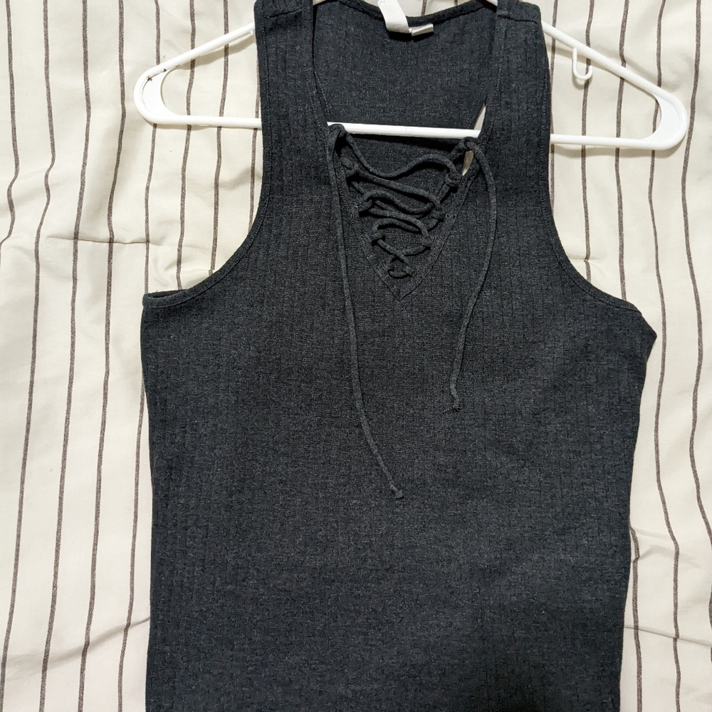 Others Follow Avalon Lace-Up Top
